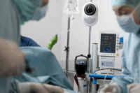 Camera overlooking emergency procedure.