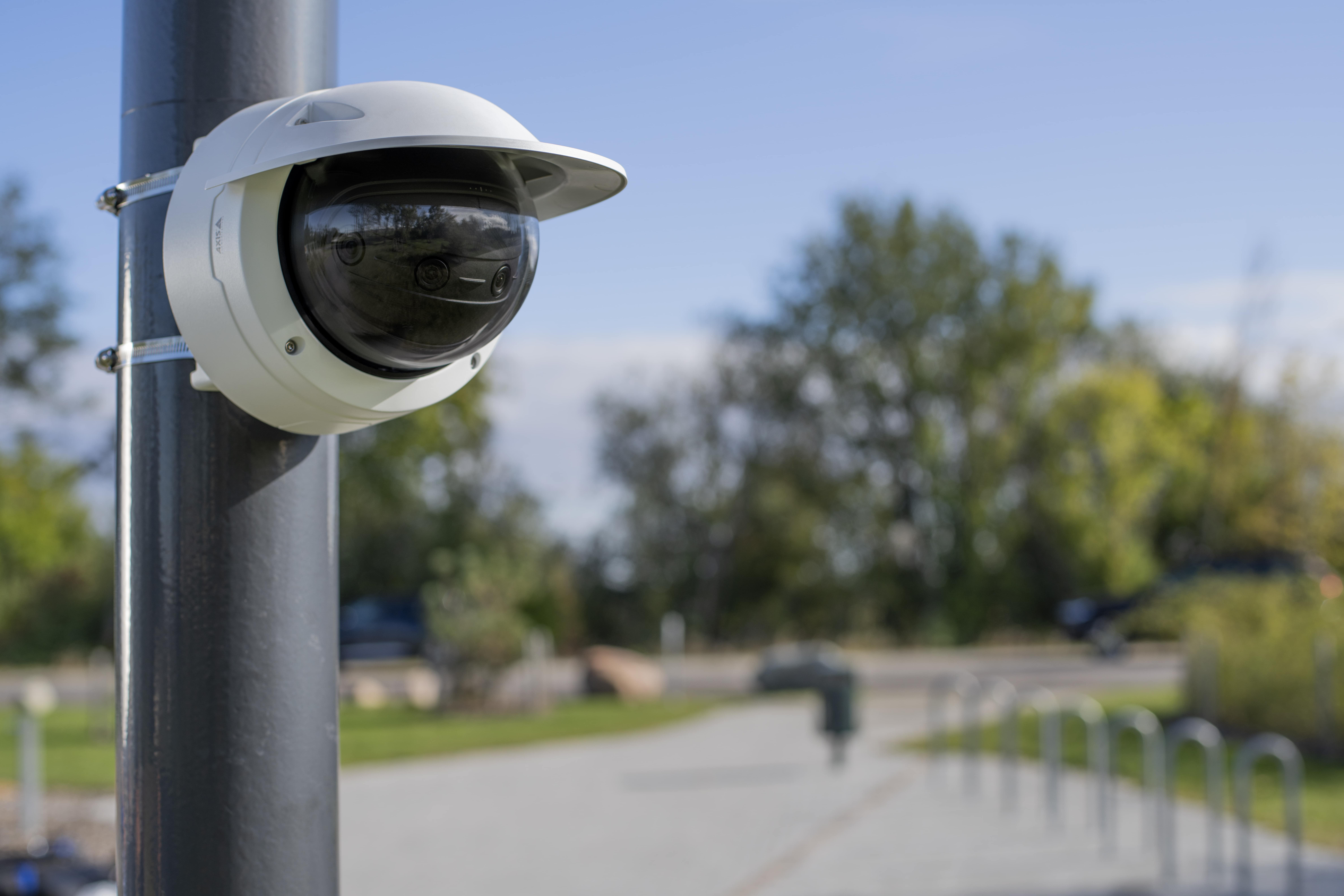 camera overlooking campus grounds